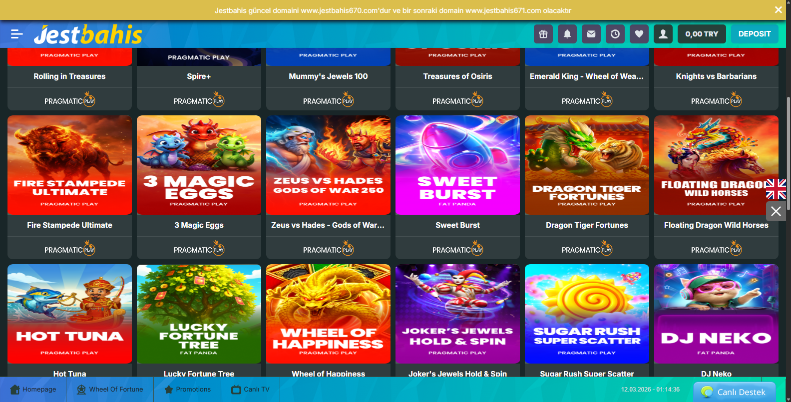 Jestbahis Slot Oyunları