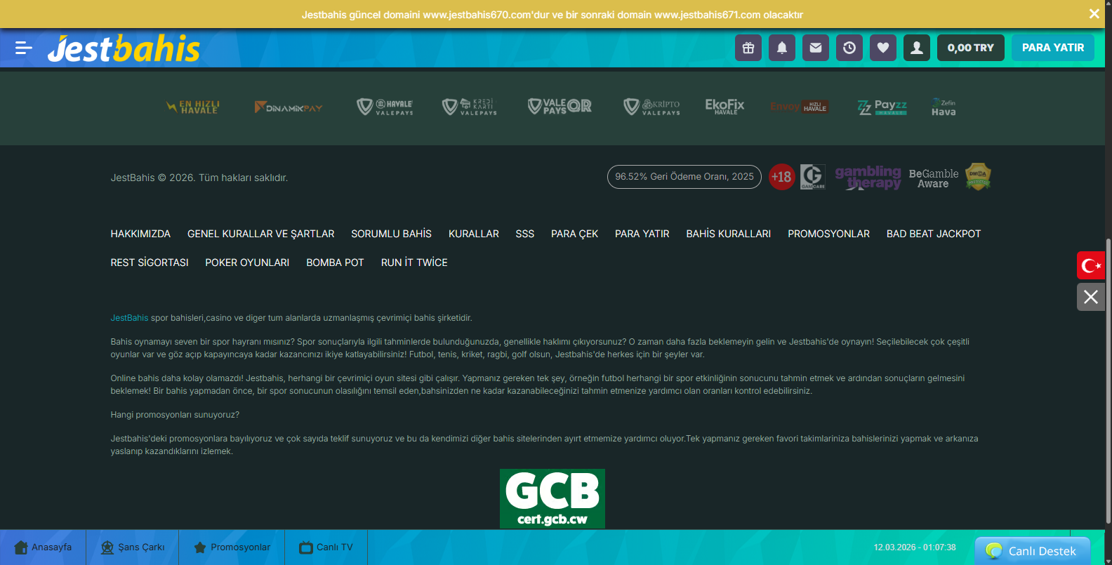 Jestbahis Spor Oyunları